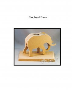 Laser Cutting Elephant Bank PDF File