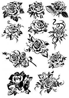 Rose for mom E0019255 file cdr and dxf free vector download for laser cut –  Download Vector