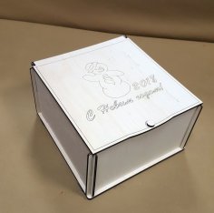 Laser Cut Candy Box Template Free Vector