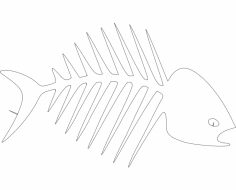 Fish Bones dxf File