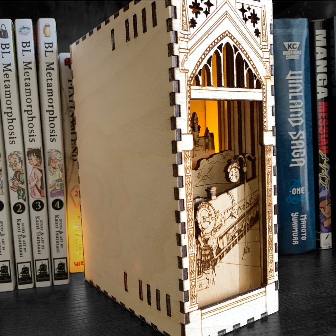 Laser Cut Harry Potter Book Nook Free Vector cdr Download - 3axis.co