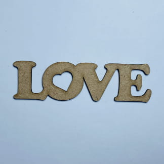 Laser Cut Love Shape Unfinished Wood Craft Cutout Free Vector
