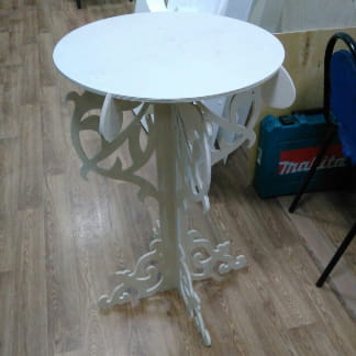 Laser Cut Decorative Table Free Vector