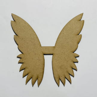 Laser Cut Angel Wings Wood Blank Cutout Free Vector