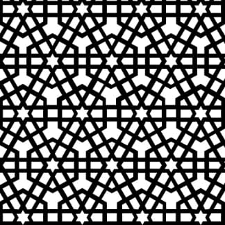 Laser Cut Jali Design Pattern SVG File