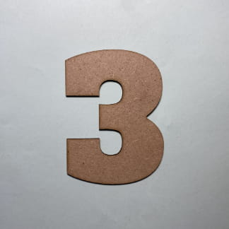 Wood Letters: 3-3.25 Laser Cut 2mm Plywood 3-Ply x26 Block - 775749225228