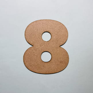 Wood Letters: 3-3.25 Laser Cut 2mm Plywood 3-Ply x26 Block - 775749225228