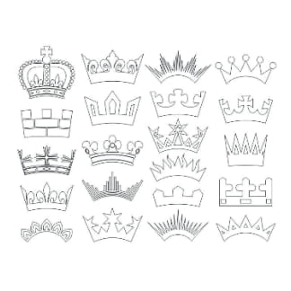Crown Set DXF File