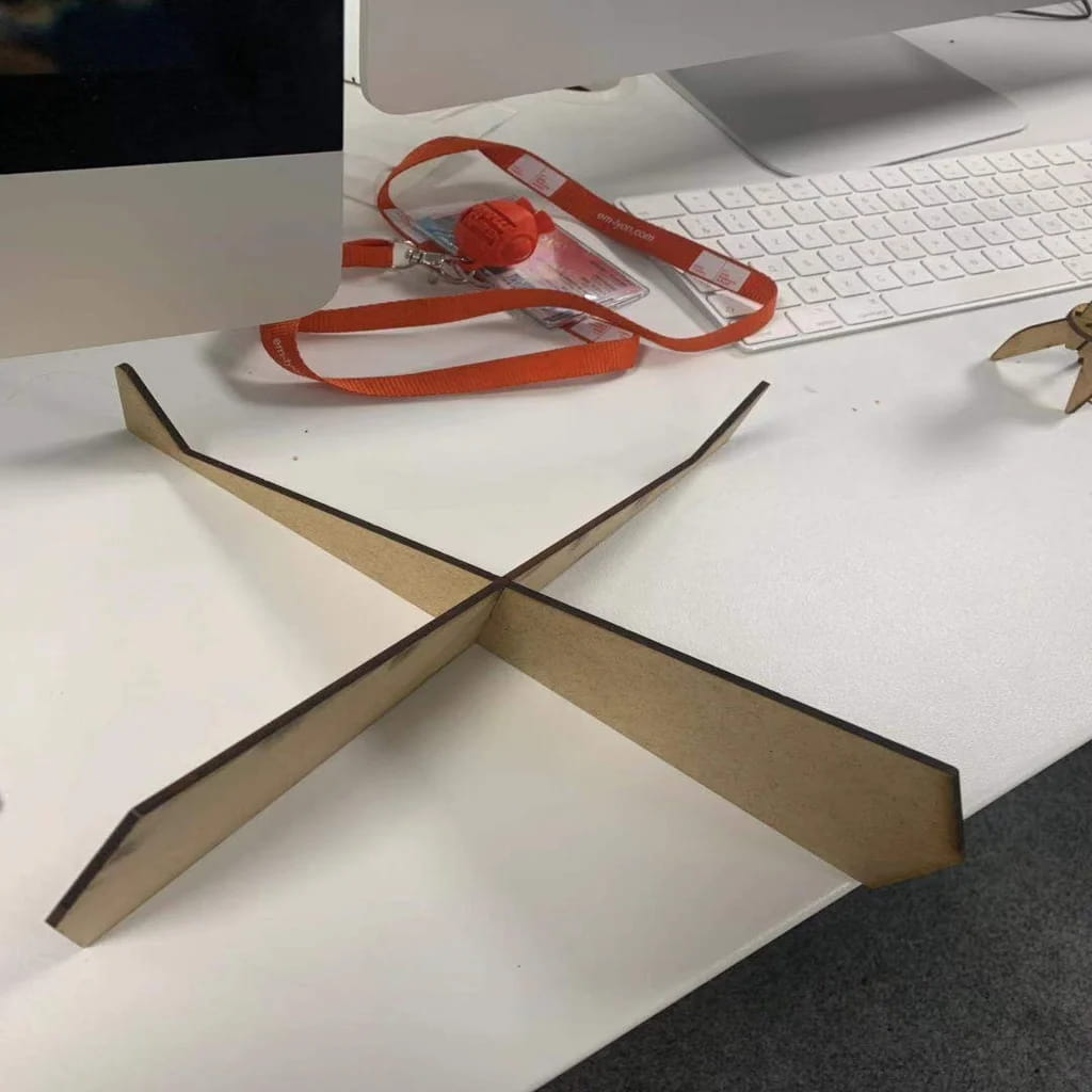 Laser Cut Wood Laptop Stand 3mm Free Vector