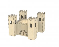 Laser Cut Castle Free Vector
