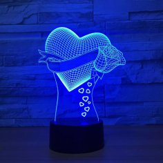 3D file 3D LASER CUT LIGHTING BULB ENGRAVE LINE DESIGN COREL DRAW CDR  AUTOCAD DXF SVG EPS AI FILE・3D print model to download・Cults