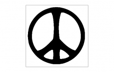 Peace dxf File