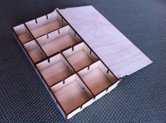 Boxes Stackable Storage, File Laser,3mm,4mm,5mm,6mm,box Laser ,file for Cnc  Laser Cut , Vector File Plans ,home Decor,cnc Pattern, Laser Cut -   Denmark