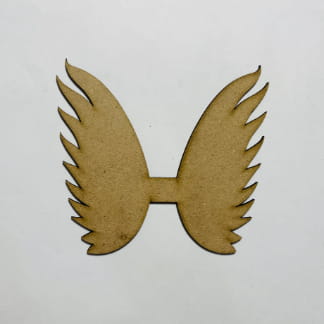 Laser Cut Wood Angel Wings Cutout Angel Wings Shape Free Vector