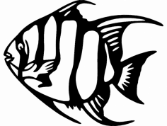 Angel Fish 2 dxf File