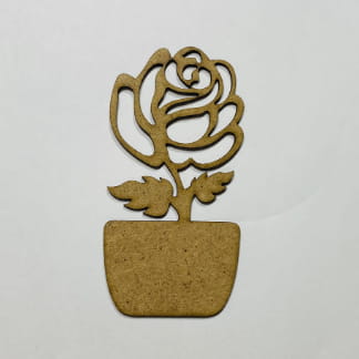 Laser Cut Wood Rose Cutout Rose Shape Free Vector