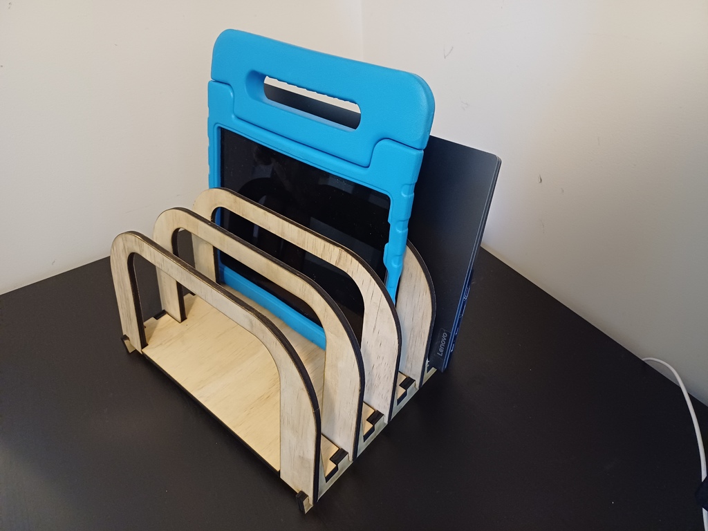 Laser Cut iPad Tablet And Laptop Stand DXF File