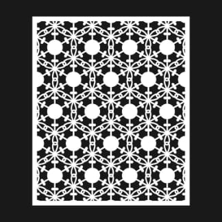 Decorative Floral patterns, Geometric Template For CNC Laser Cutting Free Vector
