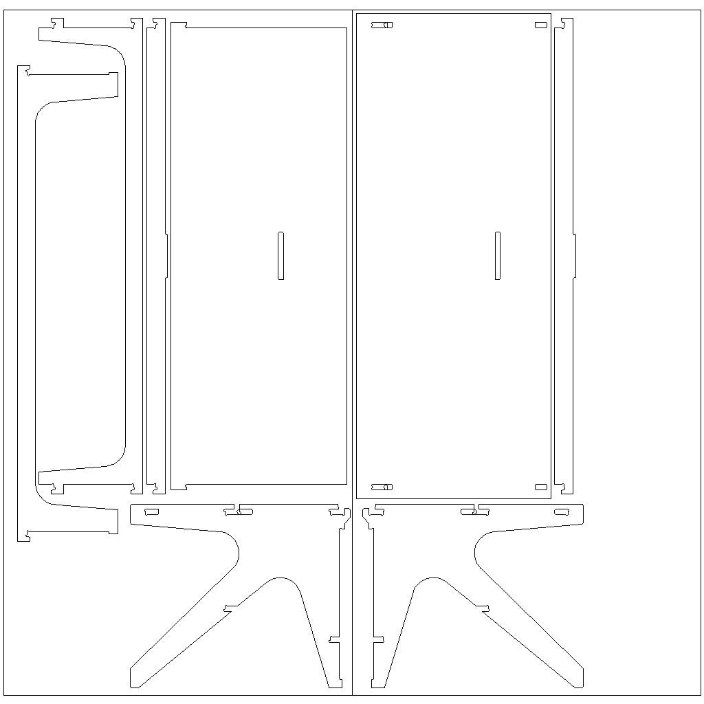 Simple Office Desk DXF Files – Aribabox