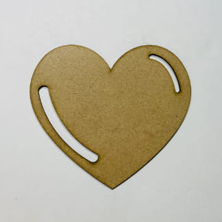 Laser Cut Wooden Heart Cutout Free Vector