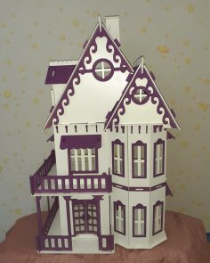 Laser Cut Dollhouse (188) Files Free Download 