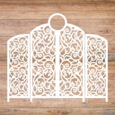 Decoration Screen Laser Cut Template Free Vector