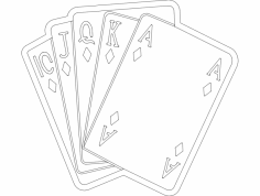Cards 1 dxf File