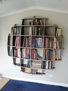 Spherical Bookshelves dxf File