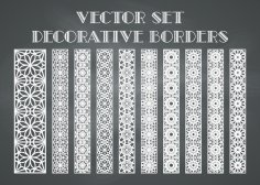 Decorative Borders Vector Free Vector