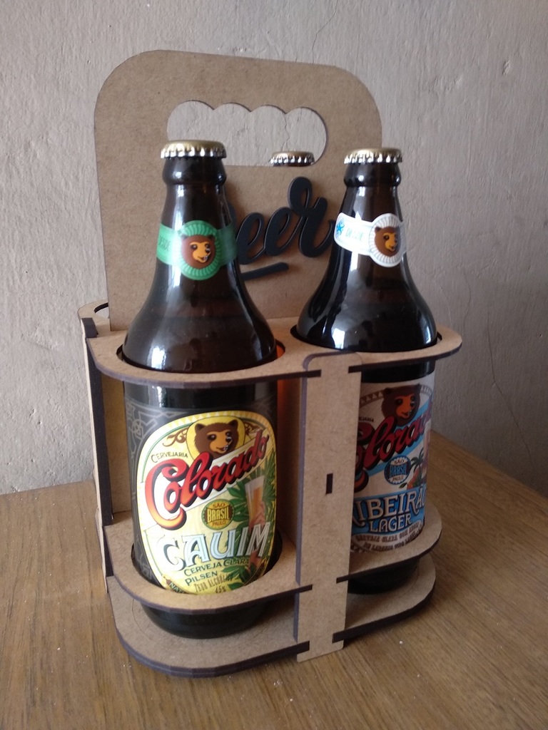 Laser Cut 4 Pack Beer Carrier Beer Caddy Bottle Holder.beer Holder Box,  Laser Cut Vector, Instant Download, Laser Cut Pattern. 115 