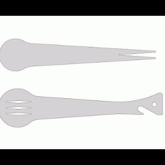 Laser Cut Spoons DXF File