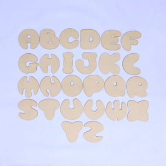 3-D Papier Mache Cardboard Letters - 3D Craft Letters & Numbers - Wooden  Gifts, Plaques & Blanks - Wooden Products