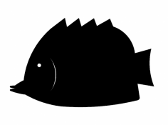 Fish Silhouette dxf File