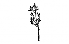 Plant Silhouette dxf File
