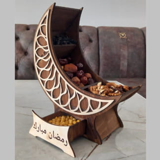 Laser Cut Ramadan Eid Decoration Gift Box DXF File
