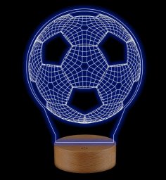 3D file 3D LASER CUT LIGHTING BULB ENGRAVE LINE DESIGN COREL DRAW CDR  AUTOCAD DXF SVG EPS AI FILE・3D print model to download・Cults