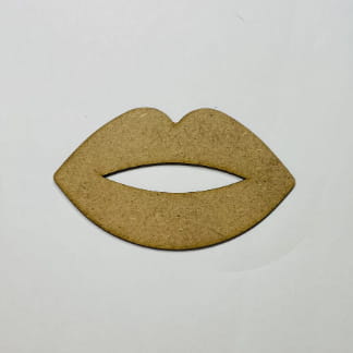 Laser Cut Lips Unfinished Wood Shape Cutout Free Vector
